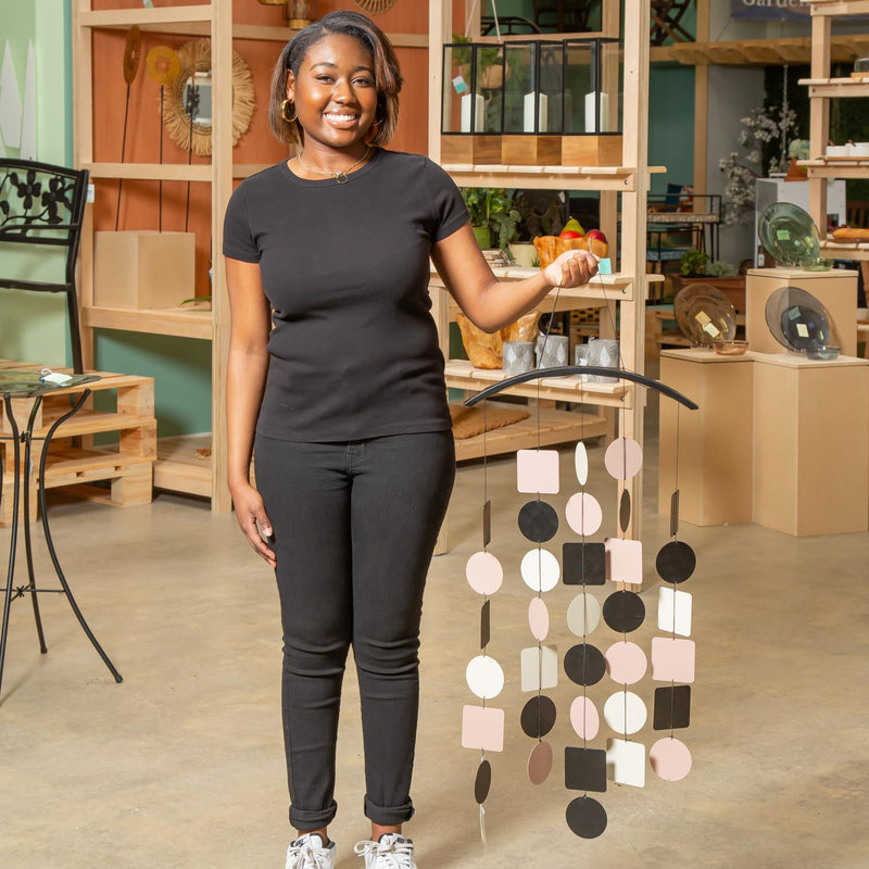 Neutral Colors Multi-Shaped Wind Chime