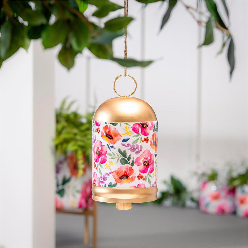Pastels of Nature Printed Metal Bell