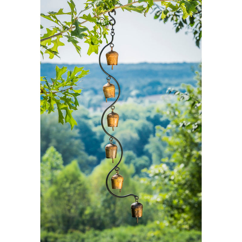 6 Bell Metal Hanging Garland,3239005