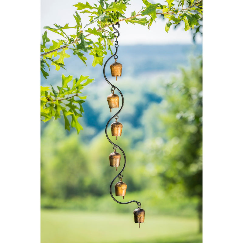 6 Bell Metal Hanging Garland,3239005