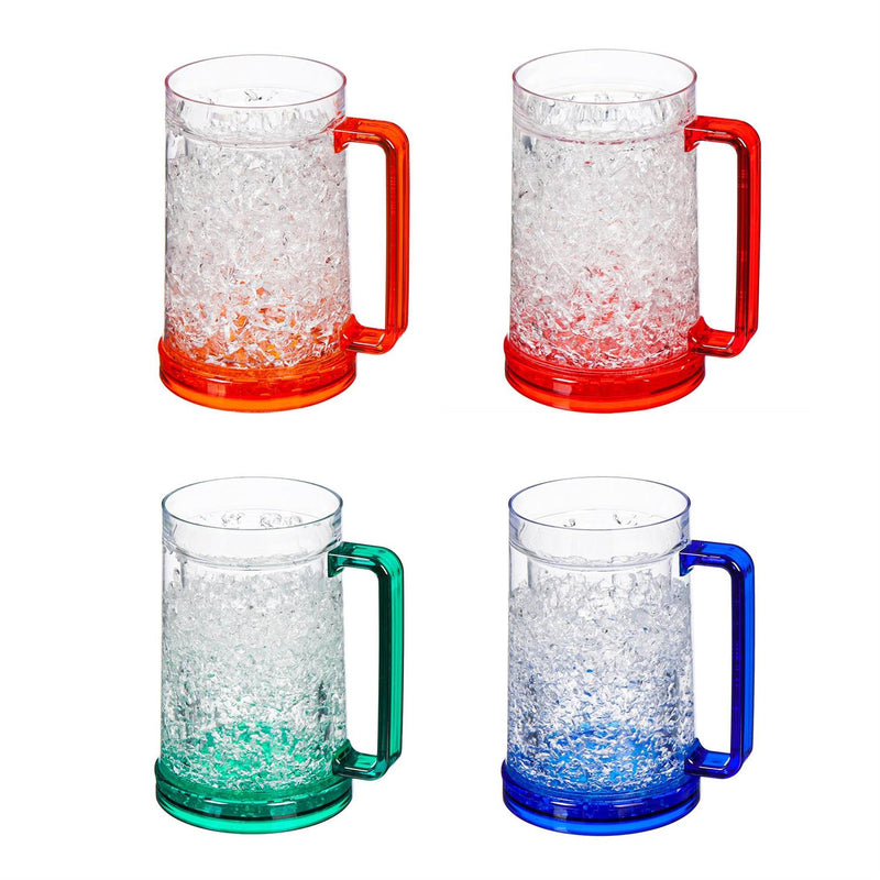 Double Wall Gel Freezer Mug set of 4