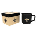 New Orleans Saints Ceramic Camp Cup with Enamel Finish, 14oz