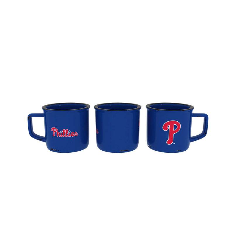 Philadelphia Phillies Ceramic Camp Cup with Enamel Finish, 14oz