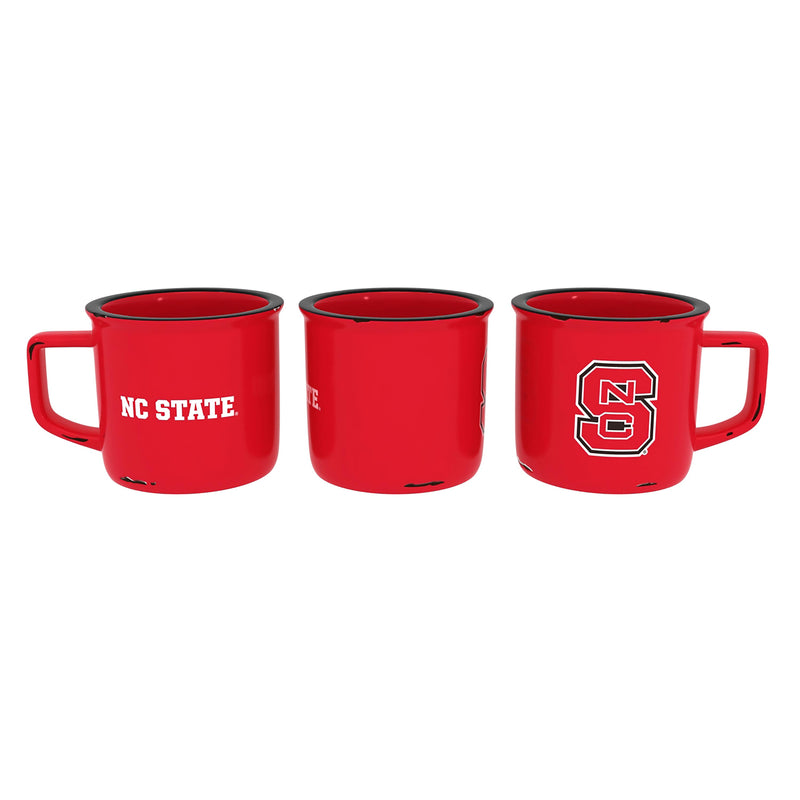 North Carolina State University Ceramic Camp Cup with Enamel Finish, 14oz