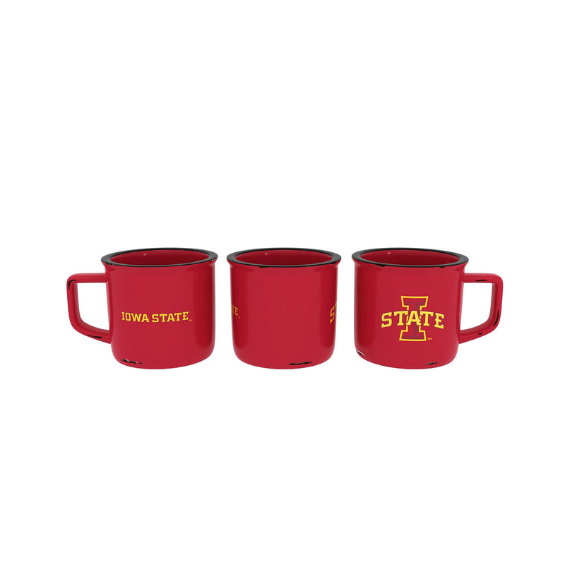 Iowa State University Ceramic Camp Cup with Enamel Finish, 14oz