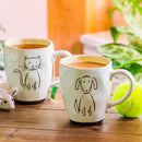 Ceramic Cup Gift Set, 16 OZ, Pet Dog