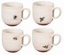 Pollinator Garden Coffee Cup Ceramic Bumble Bee, 12oz, Asst of 4