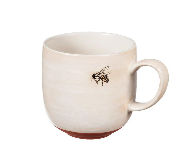 Pollinator Garden Coffee Cup Ceramic Bumble Bee, 12oz, Asst of 4