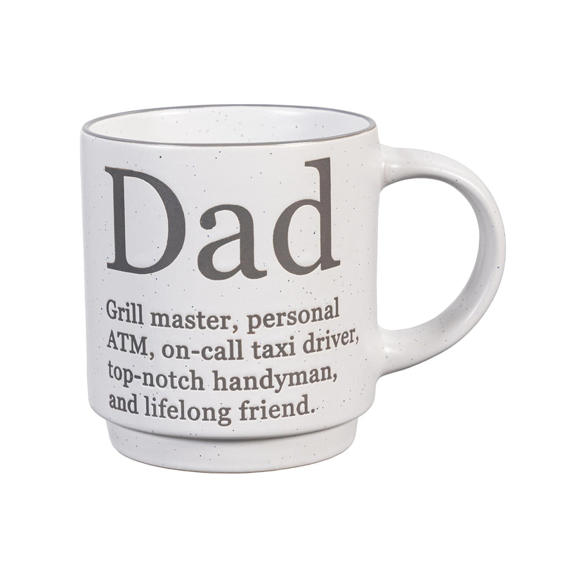 Coffee Cup Funny Title Series Ceramic Cup, Dad, 14oz, Gift Box