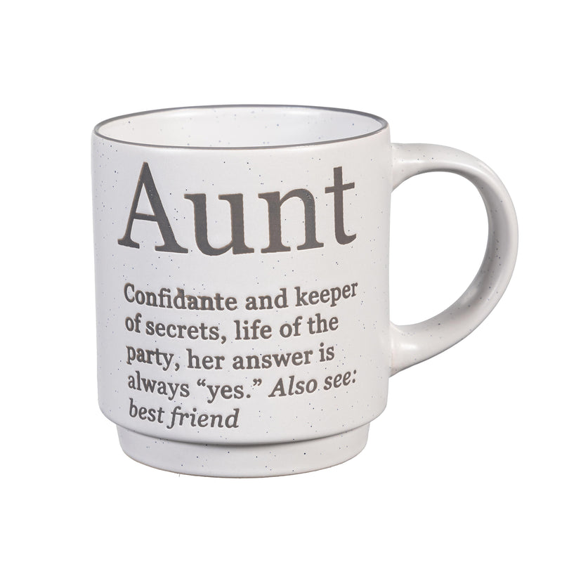 Coffee Cup Funny Title Series Ceramic Cup, Aunt, 14oz, Gift Box