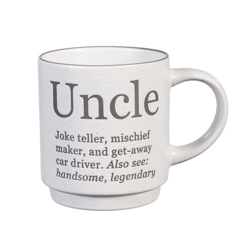 Coffee Cup Funny Title Series Ceramic Cup, Uncle, 14oz, Gift Box