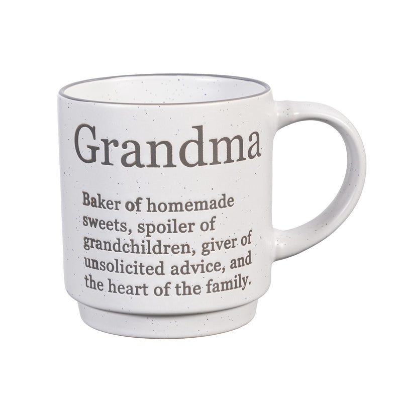 Coffee Cup Funny Title Series Ceramic Cup, Grandma, 14oz, Gift Box