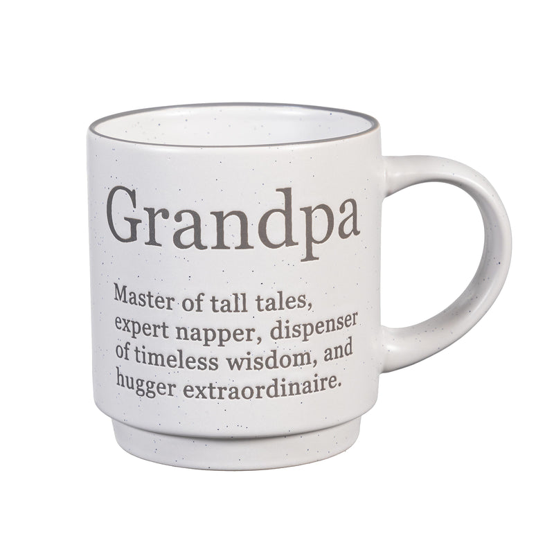 Coffee Cup Funny Title Series Ceramic Cup, Grandpa, 14oz, Gift Box