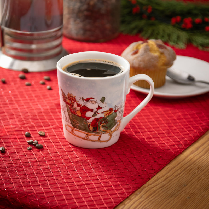 Evergreen Home Accents,12oz Ceramic Flare Cup w/ Gift Box, Special Delivery,5.03x3.7x4 Inches