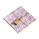 Petal Paradise Wood Cheese Board with Knife Set, Asst