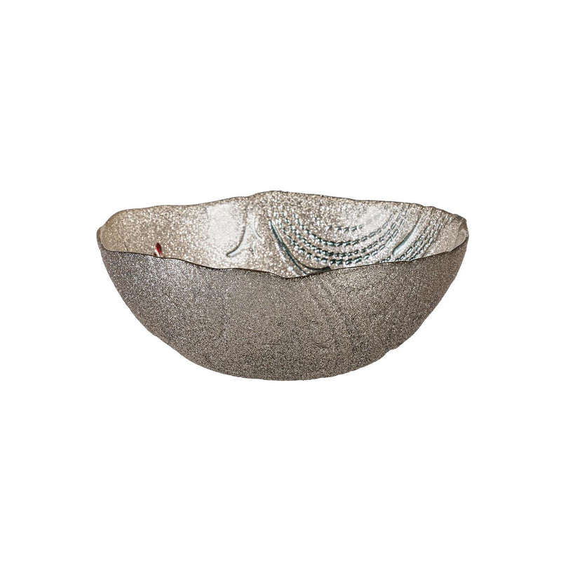 Joyful Traditions Bowl Glass Holly and Berries, 6"