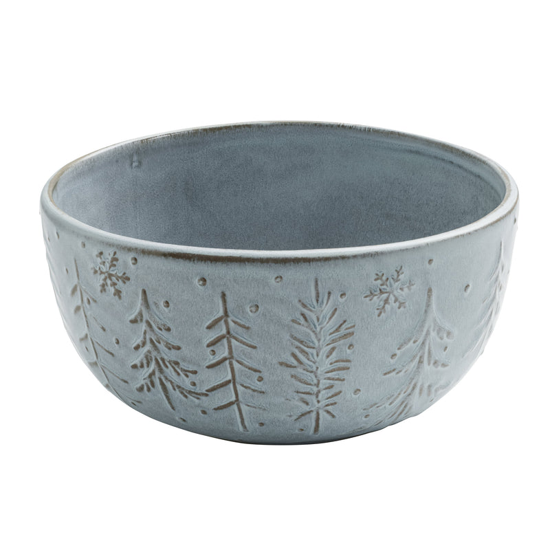 8.5" Ceramic Bowl, Winter Frost,3bl9914b