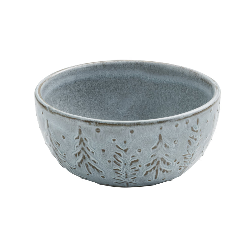 5.5" Ceramic Bowl, Winter Frost,3bls9914