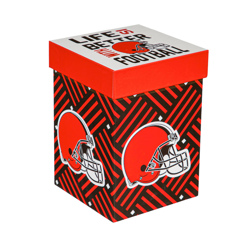 Glass Tankard Cup, with Gift Box, Cleveland Browns,3br3807