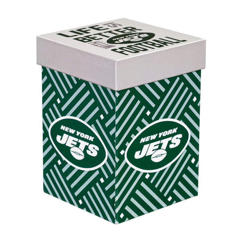 Glass Tankard Cup, with Gift Box, New York Jets,3br3821