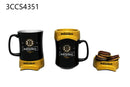 11oz. Ceramic Cup and Coaster Gift Set, Boston Bruins,3ccs4351