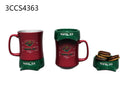 11oz. Ceramic Cup and Coaster Gift Set, Minnesota Wild,3ccs4363