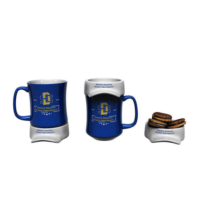 11oz. Ceramic Cup and Coaster Gift Set, South Dakota State University,3ccs5015