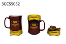 11oz. Ceramic Cup and Coaster Gift Set, Washington Commanders,3ccs5032