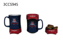 11oz. Ceramic Cup and Coaster Gift Set, University of Arizona,3ccs945