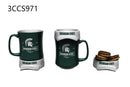 11oz. Ceramic Cup and Coaster Gift Set, Michigan State University,3ccs971