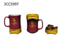 11oz. Ceramic Cup and Coaster Gift Set, University of Southern California,3ccs997