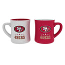 San Francisco 49ers 10oz Ceramic Cup Set, 2pc