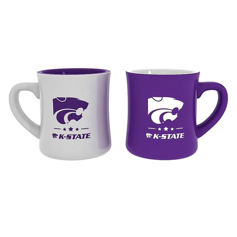 Kansas State University 10oz Ceramic Cup Set, 2pc