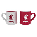 Washington State University 10oz Ceramic Cup Set, 2pc