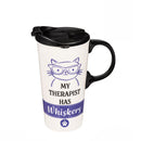 My Therapist Has Whiskers Ceramic Perfect Cup, 17oz, Gift Box