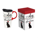 Pet Travel Cup Ceramic Perfect Cup, Dog, 17oz, Gift Box