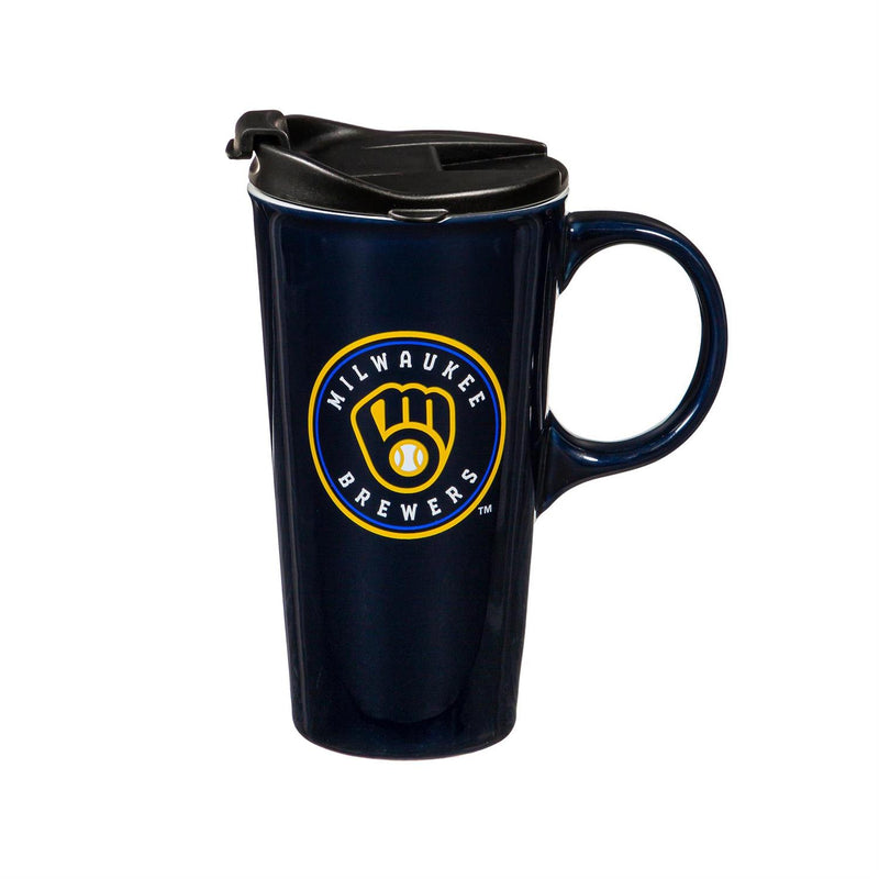 Milwaukee Brewers Boxed Travel Latte Cup, 17oz