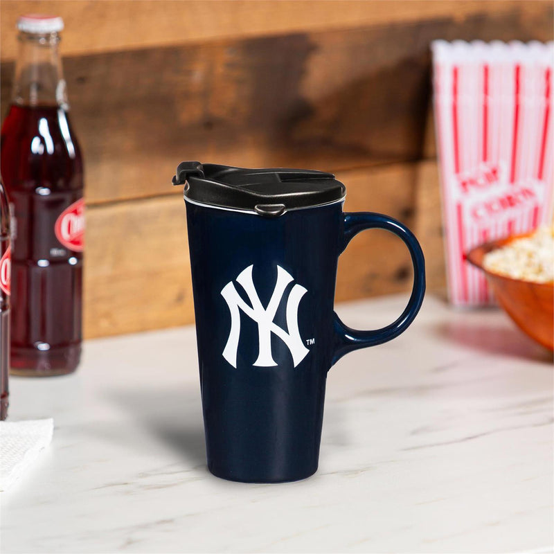 New York Yankees Boxed Travel Latte Cup, 17oz