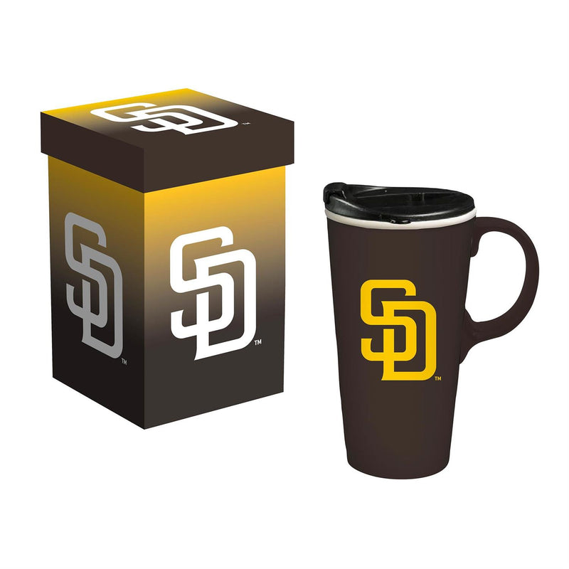 San Diego Padres Boxed Travel Latte Cup, 17oz