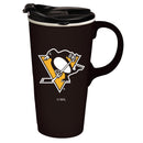 Boxed Travel Latte Cup, Pittsburgh Penguins