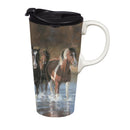 Ceramic Travel Cup, 17oz. w/box, Rush Hour