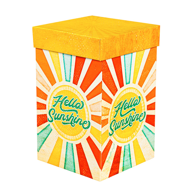 Ceramic Travel Cup, 17 OZ. ,w/box, Hello Sunshine,3ctc017936