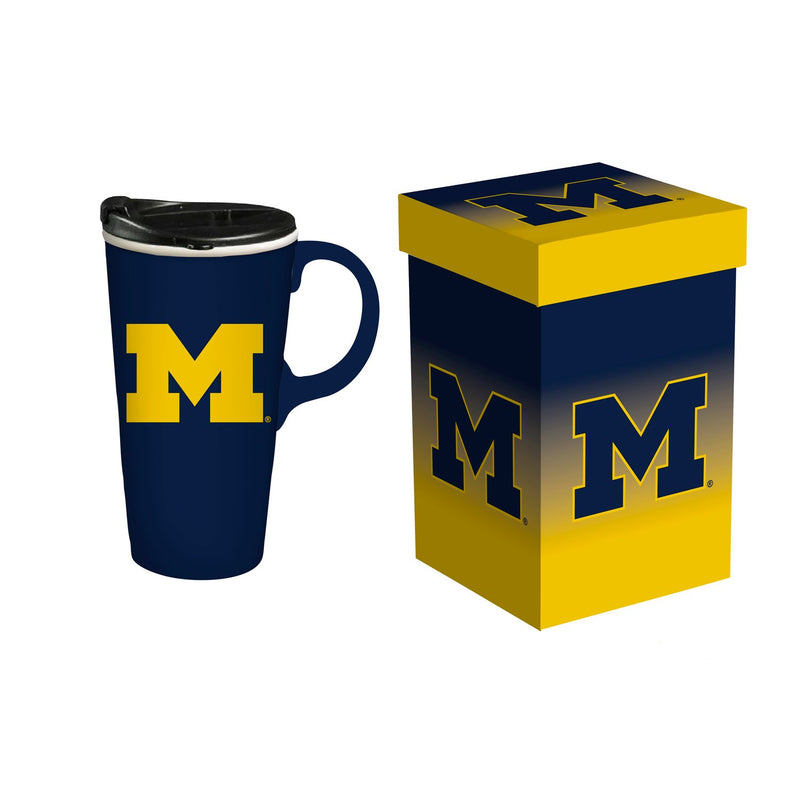 University Of Michigan, 17oz Boxed Travel Latte,3ctc01920