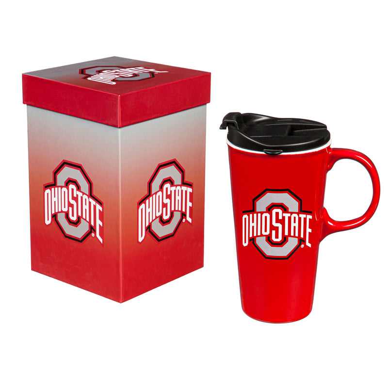 Ohio State University, 17oz Boxed Travel Latte,3ctc01973