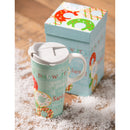 Ceramic Travel Cup, 17 OZ. ,w/box, Donut Worry,3ctc047182