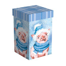 Holiday Poinsettia Travel Cup Ceramic Perfect Cup, Pig, 17oz, Gift Box