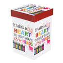 Ceramic Travel Cup, 17 OZ., Big Heart