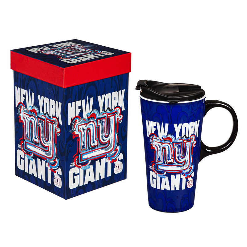 New York Giants, Travel Latte, Justin Patten Logo