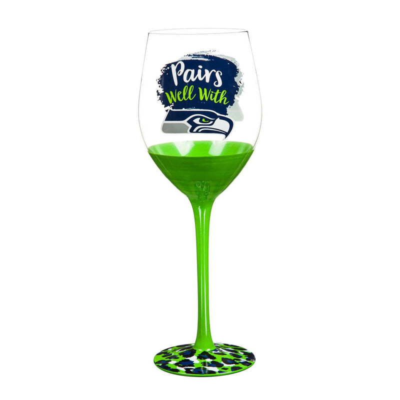 Seattle Seahawks, 17oz Boxed Stemware