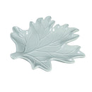 8" Ceramic Leaf Shaped Plate, 2 Asst. colors